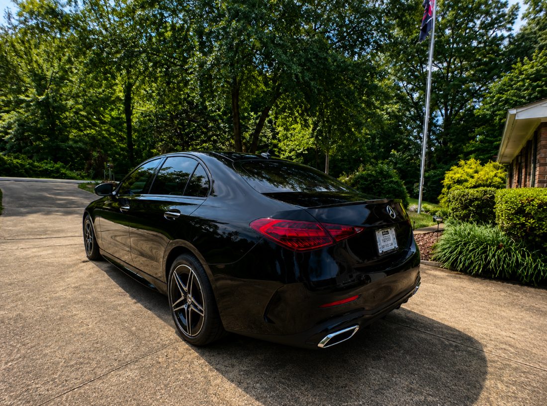 Will Myers's black Mercedes-Benz E-Class sedan with window tint by The Tint Shop, Marietta GA